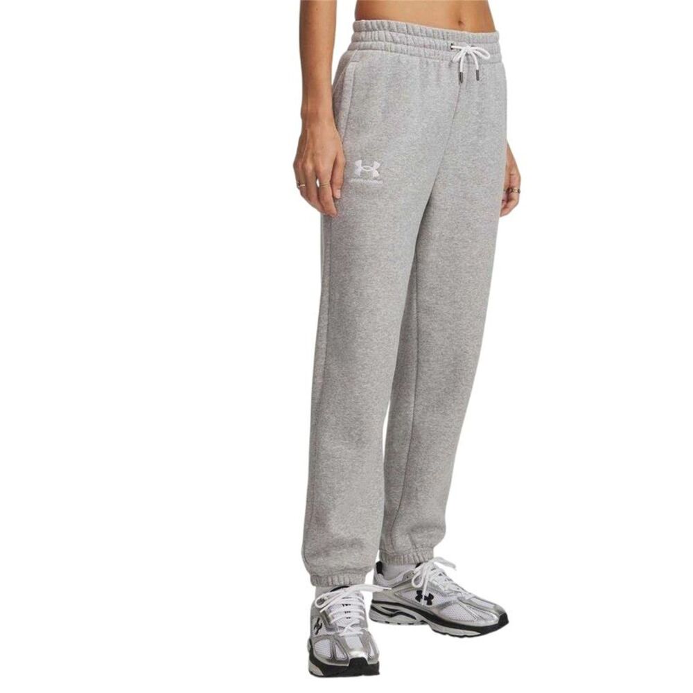 Under Armour Womens/Ladies Performance Fleece Tapered Tracksuit Bottoms / Gray